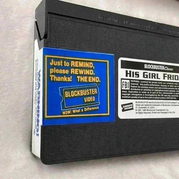 RARE 1999 Blockbuster Video Pre-Viewed Collection VHS Nostalgic Please Rewind - Picture 7 of 8